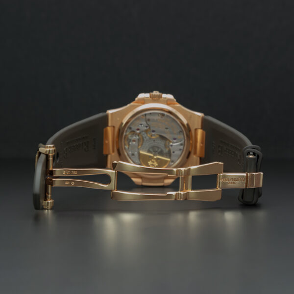 Patek Philippe, Nautilus, 40x38mm, Ref. 5712R-001, Year: 2008, Brown Fumè Dial ,Full Set, Rose Gold - immagine 7