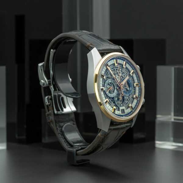 Zenith, El Primero "Full Open" Chronomaster, 42mm, Ref. 51.2081.400/78.C810, Year: 2018, Skeleton Dial, Stainless Steel and Rose Gold - immagine 4