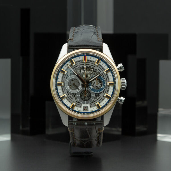 Zenith, El Primero "Full Open" Chronomaster, 42mm, Ref. 51.2081.400/78.C810, Year: 2018, Skeleton Dial, Stainless Steel and Rose Gold