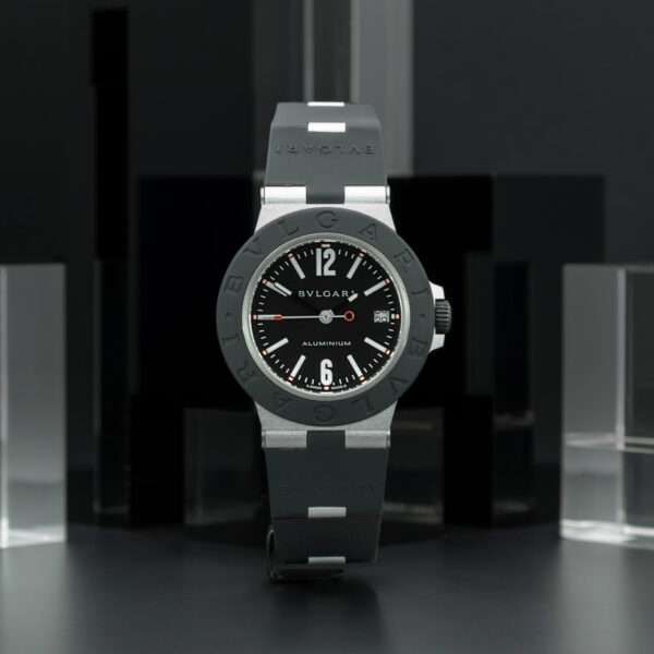 Bulgari, Aluminium, 40mm, Ref. BB40AT, Year; 2022, Full Set, Aluminium and Rubber