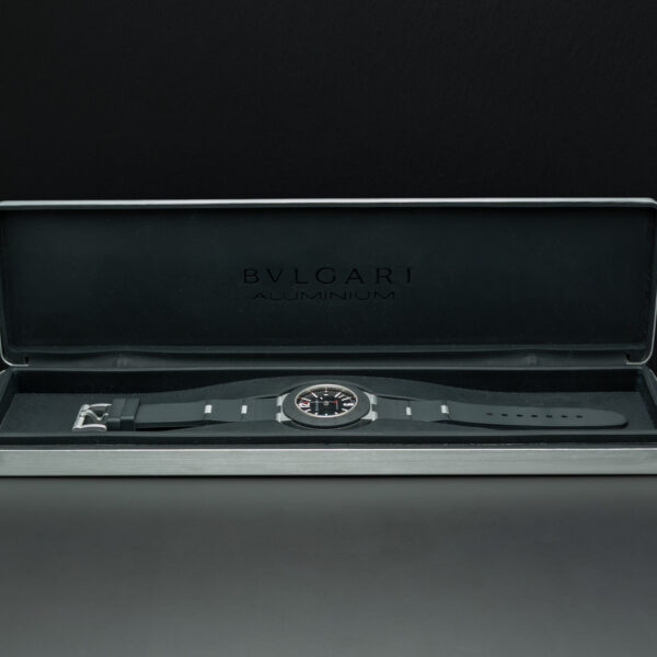 Bulgari, Aluminium, 40mm, Ref. BB40AT, Year; 2022, Full Set, Aluminium and Rubber - immagine 3
