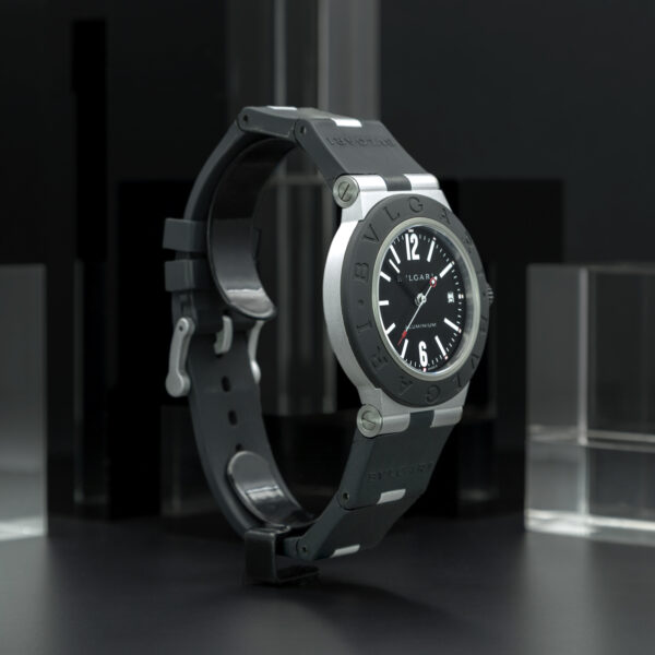 Bulgari, Aluminium, 40mm, Ref. BB40AT, Year; 2022, Full Set, Aluminium and Rubber - immagine 5