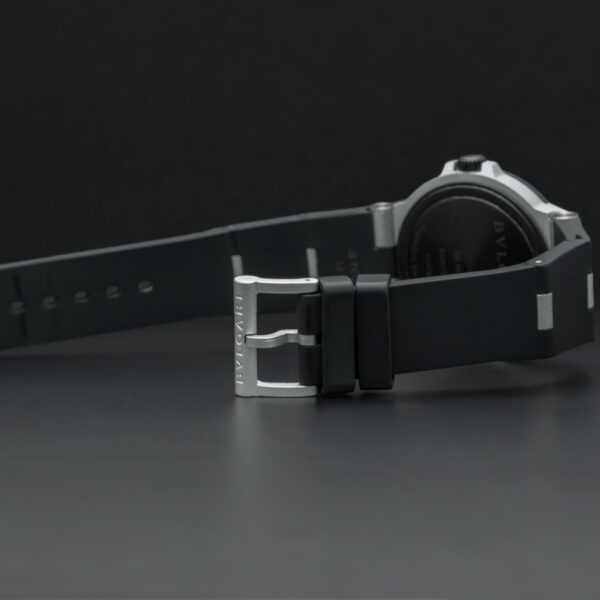 Bulgari, Aluminium, 40mm, Ref. BB40AT, Year; 2022, Full Set, Aluminium and Rubber - immagine 7