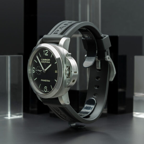Officine Panerai, Luminor Marina "1950", 3 days Automatic, 44mm, Ref. PAM00312, Black Dial, Stainless Steel - immagine 3