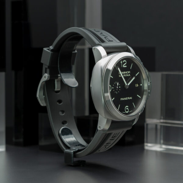 Officine Panerai, Luminor Marina "1950", 3 days Automatic, 44mm, Ref. PAM00312, Black Dial, Stainless Steel - immagine 4