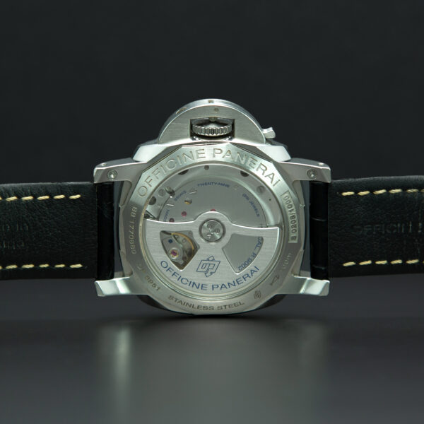 Officine Panerai, Luminor Marina "1950" GMT Power Reserve Automatic, Ref. Pam00537, 42mm, Stainless Steel - immagine 5