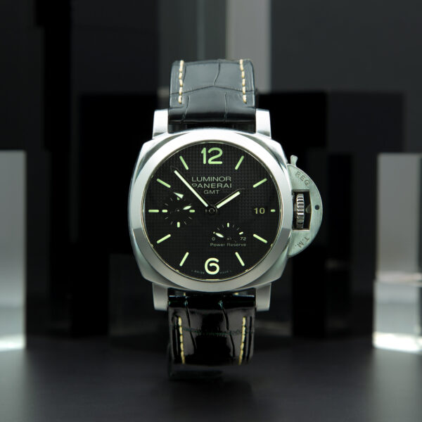 Officine Panerai, Luminor Marina "1950" GMT Power Reserve Automatic, Ref. Pam00537, 42mm, Stainless Steel