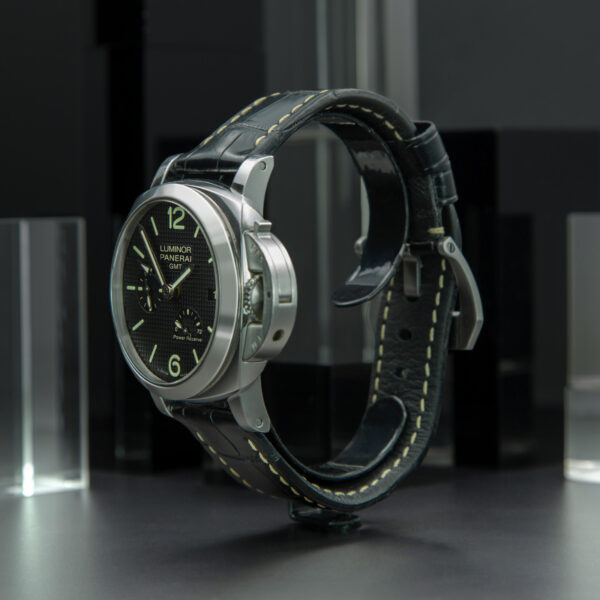 Officine Panerai, Luminor Marina "1950" GMT Power Reserve Automatic, Ref. Pam00537, 42mm, Stainless Steel - immagine 3