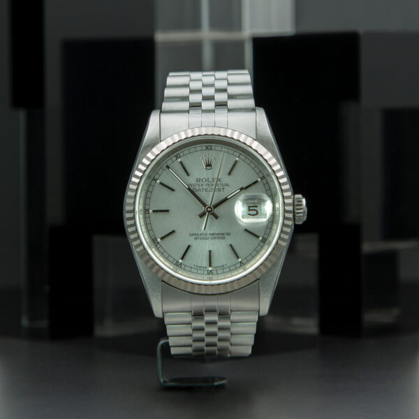 Rolex, DateJust 36mm, Ref. 16234, Silver Dial, Year: 1996, Jubilee Bracelet, Stainless Steel