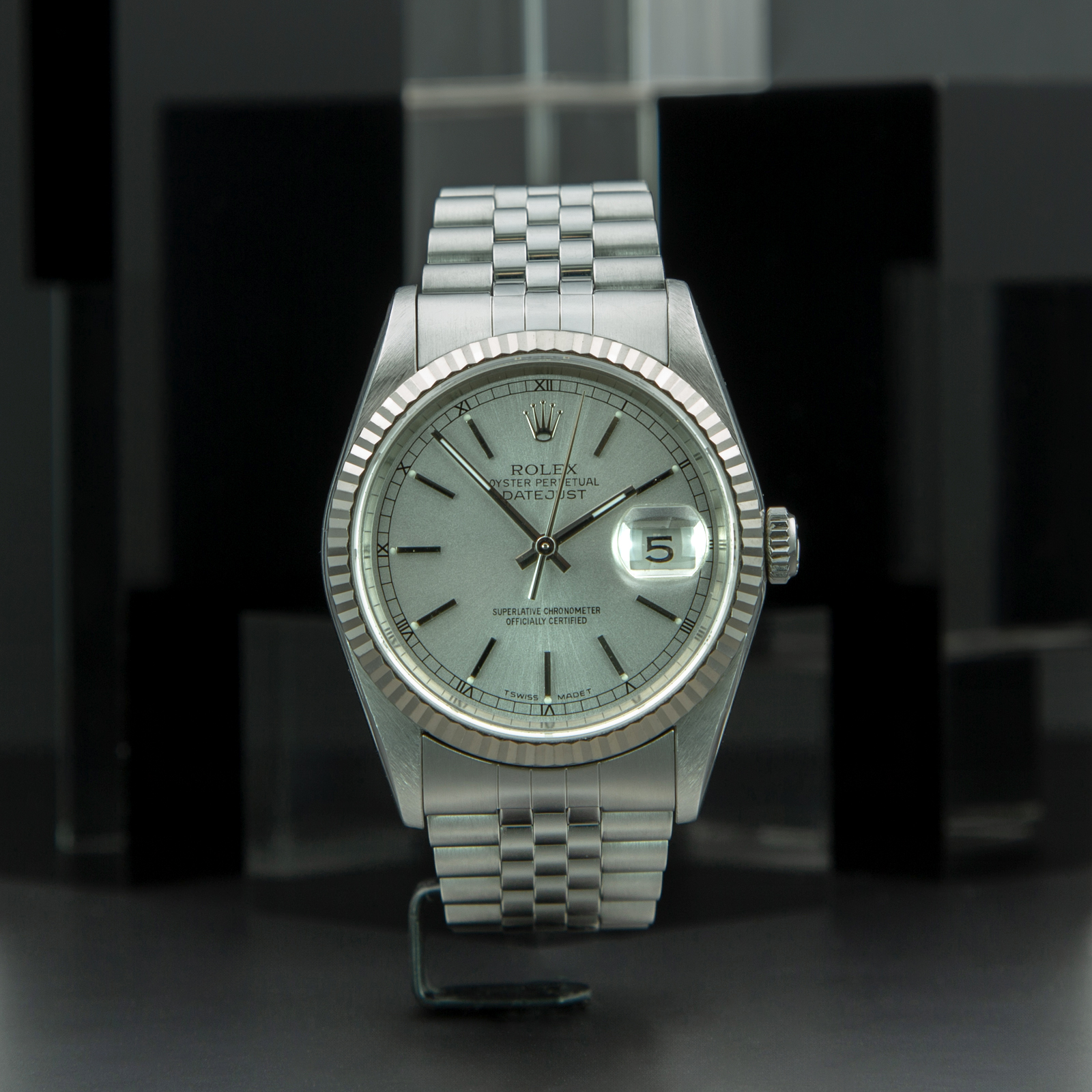 ROLEX 16234 T281065 1996-97 ARGENTEE JUBILEEE NO GAR-25