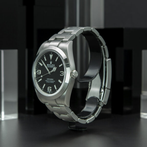 Rolex, Explorer , 39mm, Ref.214270, Year:2020, As New, Full Set, Black Dial, Stainless Steel - immagine 3