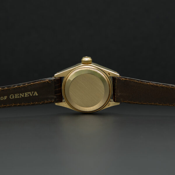 Rolex, Lady-DateJust 26mm, Ref. 6917, Champagne Dial, Year: 1972, Yellow Gold - immagine 5