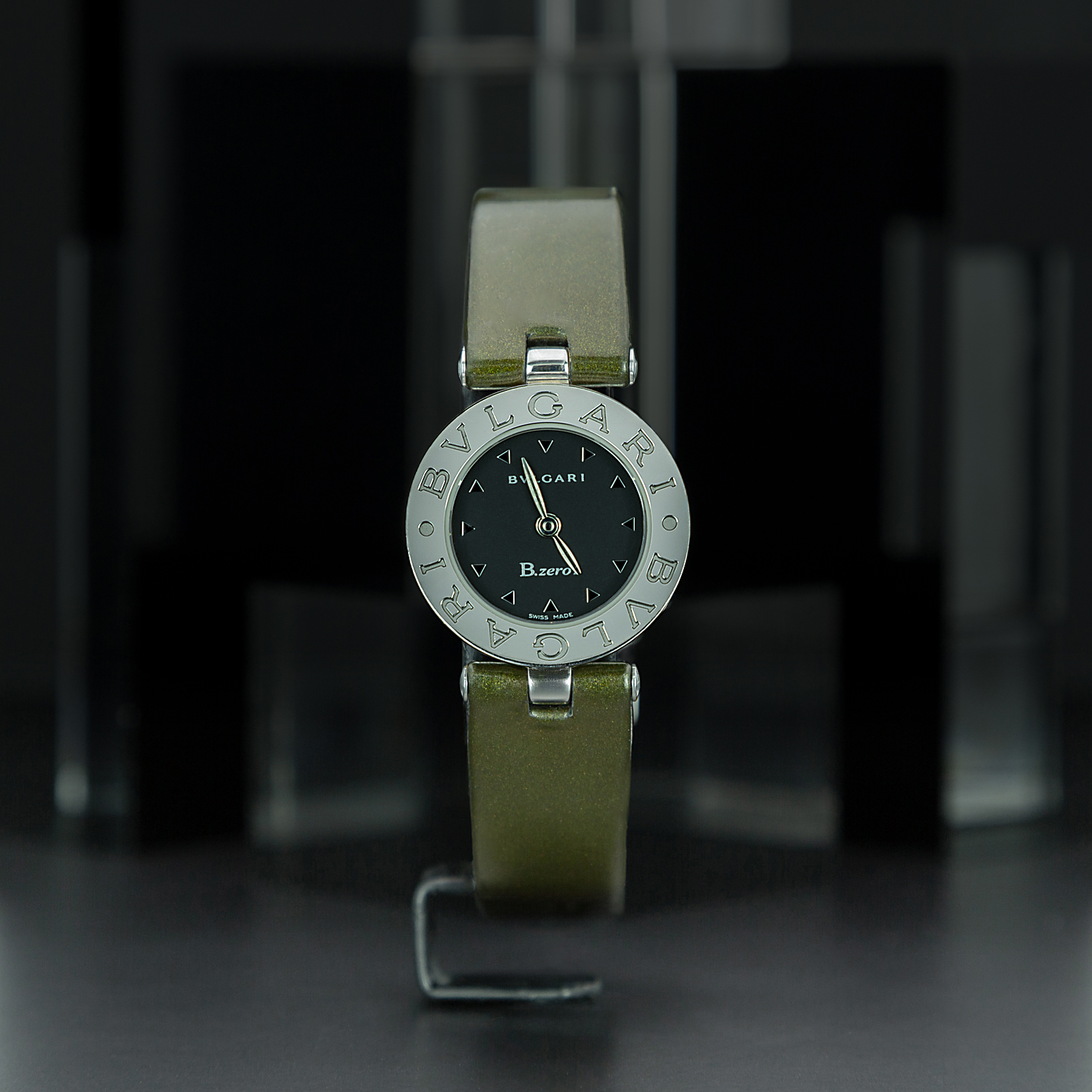 BULGARI B. ZERO 1 D 51392 NERO VERDE MILITARE SI GAR-1