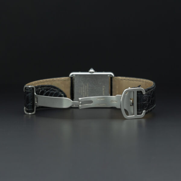 Cartier, Tank Solo, 24x31mm, Ref. 3169, White Dial, Stainless Steel - immagine 5