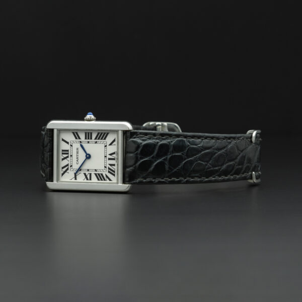Cartier, Tank Solo, 24x31mm, Ref. 3169, White Dial, Stainless Steel - immagine 6