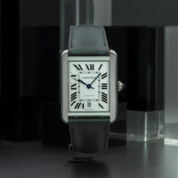 Cartier, Tank Solo XL, 31x41mm, Ref. 3515, White Dial, Stainless Steel