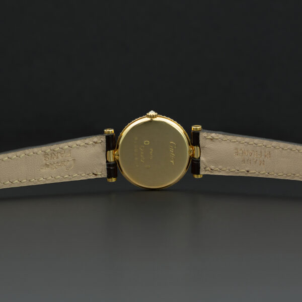 Cartier, Vendome, 30 mm, Ref. 81002, White Dial, Yellow Gold and Diamond Factory Set - immagine 6