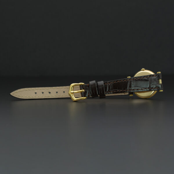 Cartier, Vendome, 30 mm, Ref. 81002, White Dial, Yellow Gold and Diamond Factory Set - immagine 7