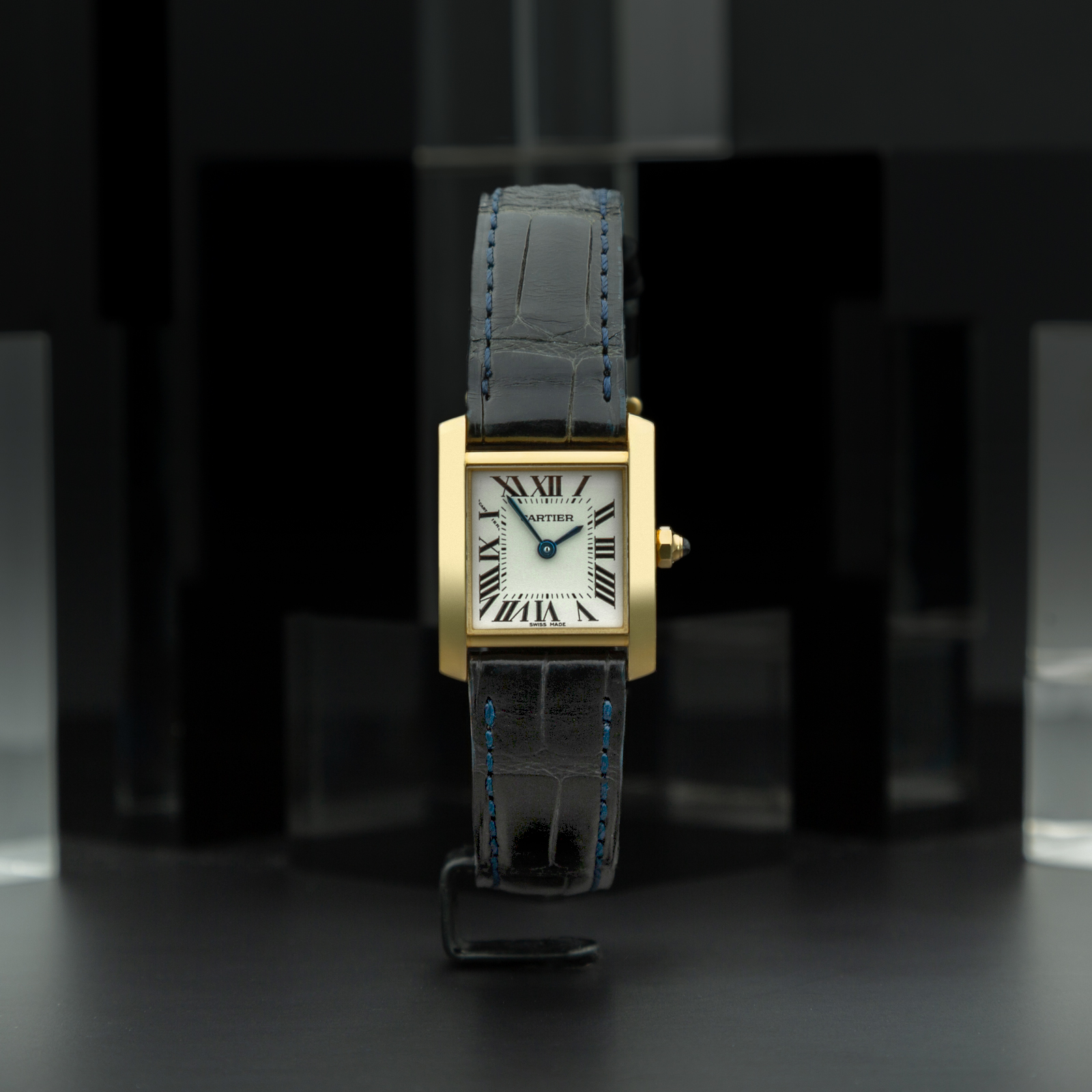 CARTIER 911306CD 2385 BIANCO PELLE BLU NO GAR-5