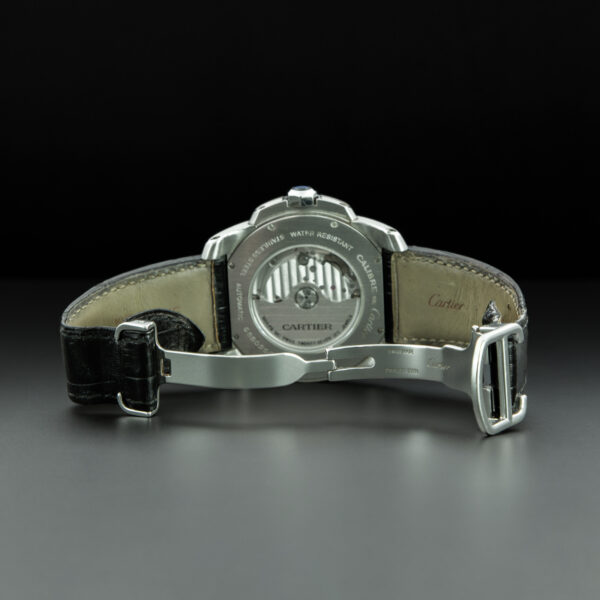 Cartier, Calibre de Cartier, 42mm, Ref. W7100041, Black Dial, Stainless Steel - immagine 6
