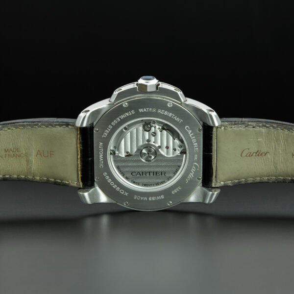 Cartier, Calibre de Cartier, 42mm, Ref. W7100041, Black Dial, Stainless Steel - immagine 5