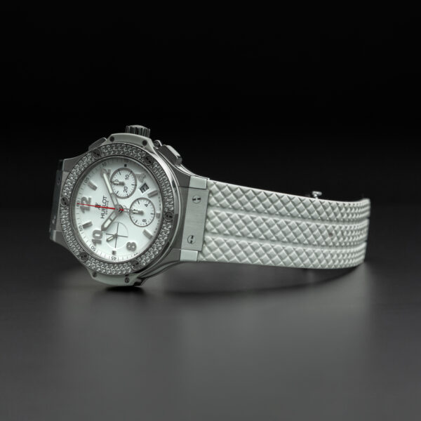 Hublot, Big Bang, "St. Moritz Diamond", 44mm, Ref. 301.SE.230.RW.114, Stainless Steel with Diamond - immagine 5