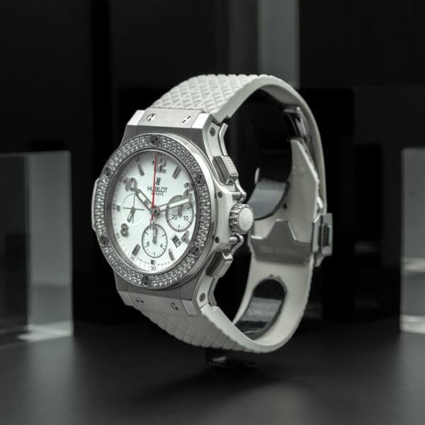 Hublot, Big Bang, "St. Moritz Diamond", 44mm, Ref. 301.SE.230.RW.114, Stainless Steel with Diamond - immagine 3