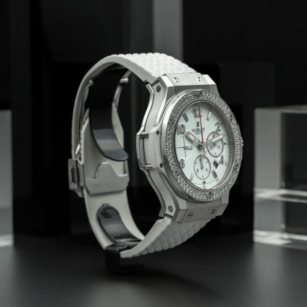 Hublot, Big Bang, "St. Moritz Diamond", 44mm, Ref. 301.SE.230.RW.114, Stainless Steel with Diamond - immagine 4