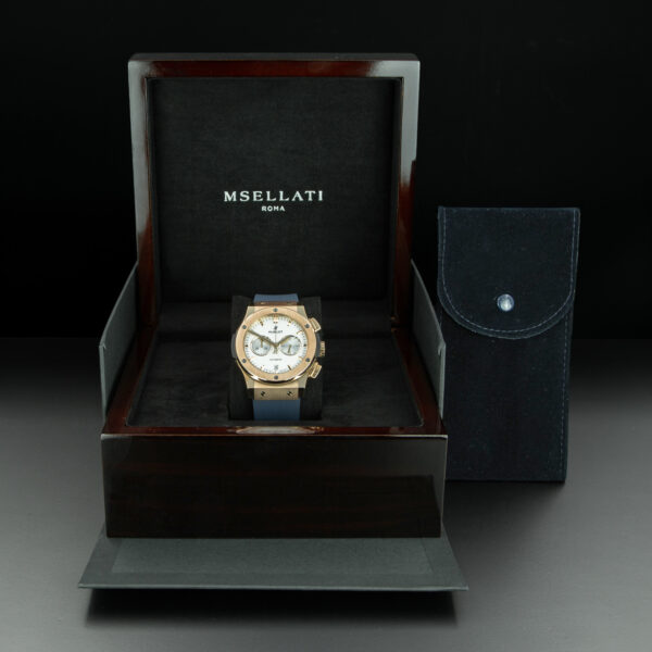 Hublot, Classic Fusion Chronograph, 42mm, Ref. 541.OX.2611.LR, Full Set, Rose Gold - immagine 3
