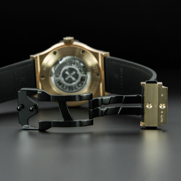 Hublot, Classic Fusion Aerofusion, "Moonphase king Gold", 42mm, Ref. 547.OX.0180.LR, Full Set, Rose Gold - immagine 8