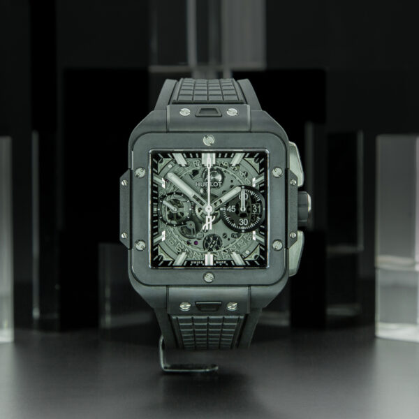 Hublot, Square Bang "Unicorn Black Magic", 42mm, Ref. 821.CI.0170.RX, Full Set, Ceramic