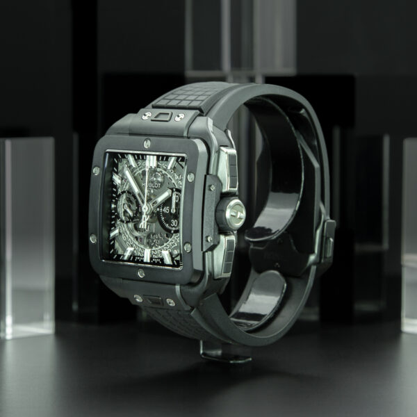 Hublot, Square Bang "Unicorn Black Magic", 42mm, Ref. 821.CI.0170.RX, Full Set, Ceramic - immagine 3