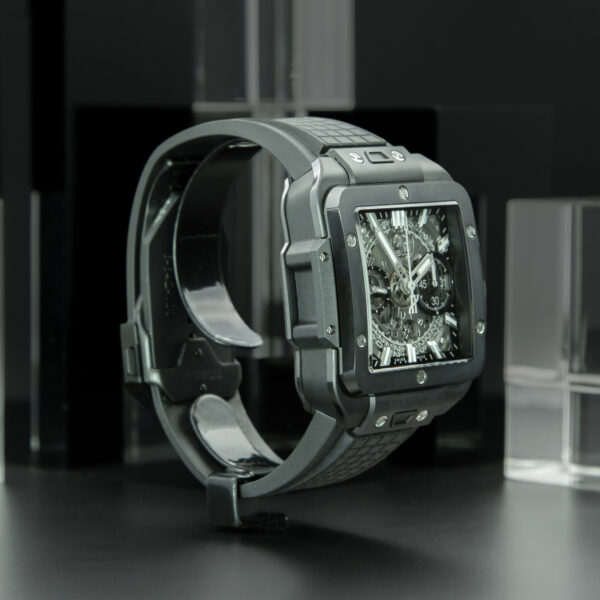 Hublot, Square Bang "Unicorn Black Magic", 42mm, Ref. 821.CI.0170.RX, Full Set, Ceramic - immagine 4