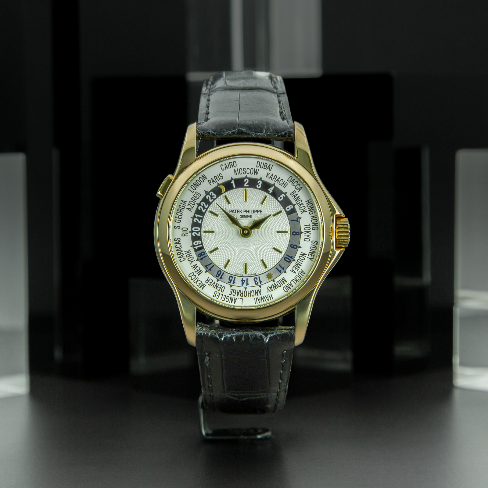 PATEK 5110J-001 3212625-4425621 2004 BIANCO PELLE NERA SI GAR-4
