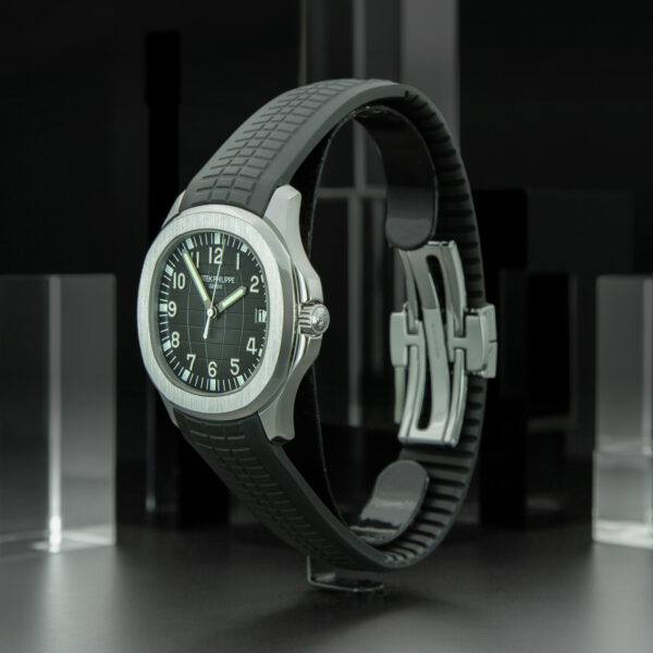 Patek Philippe, Aquanaut, 40mm, Ref. 5167A-001, Year: 2008, Full Set, Black Dial, Stainless Steel - immagine 3
