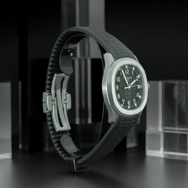 Patek Philippe, Aquanaut, 40mm, Ref. 5167A-001, Year: 2008, Full Set, Black Dial, Stainless Steel - immagine 4