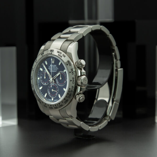 Rolex, Daytona, 40mm, Ref.116509, Year:2020, Full Set, Blue Dial, White Gold - immagine 3