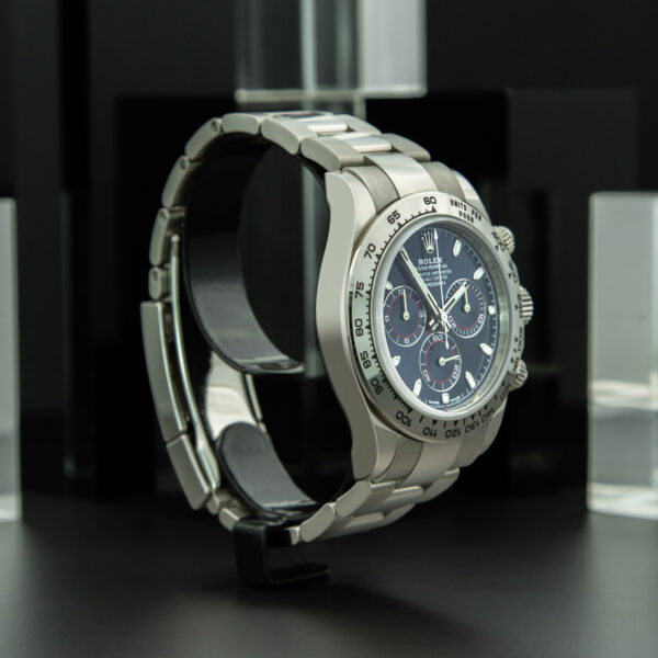 Rolex, Daytona, 40mm, Ref.116509, Year:2020, Full Set, Blue Dial, White Gold - immagine 4