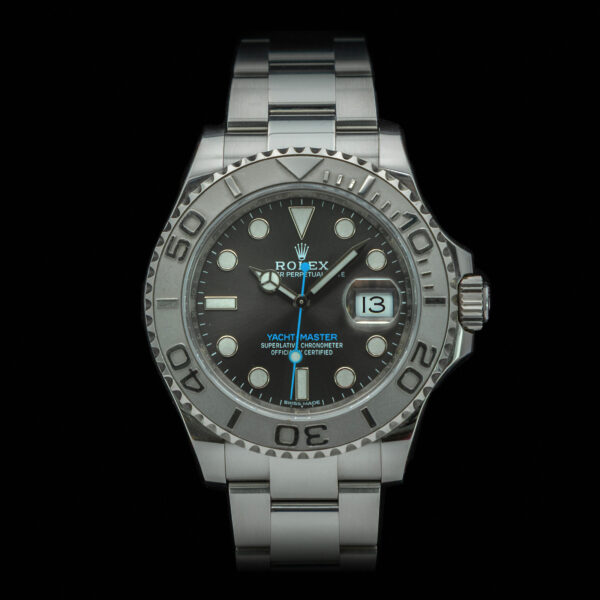Rolex, Yacht-Master, 40mm, Ref.116622, Year:2017, Rhodium Dial, Full Set, Stainless Steel