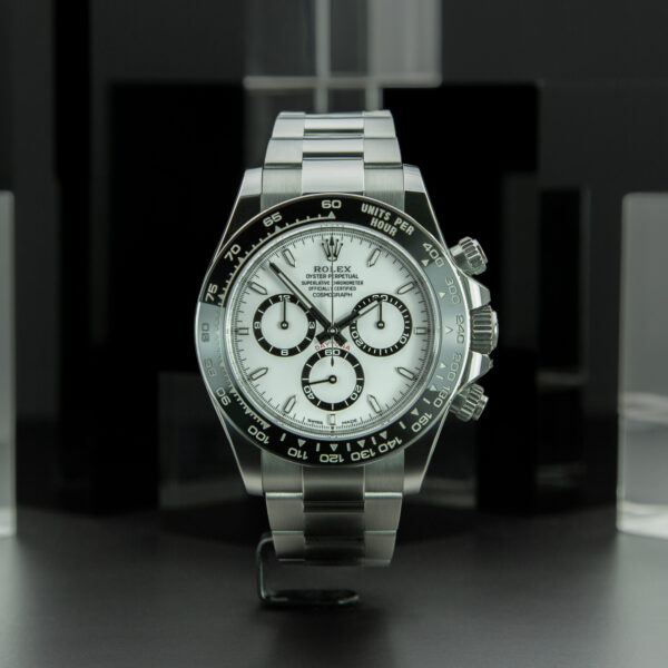 Rolex, Daytona, 41mm, Ref.126500LN, White Dial, Ceramic Bezel, Year: 2026 NEW, Full Set, Stainless Steel