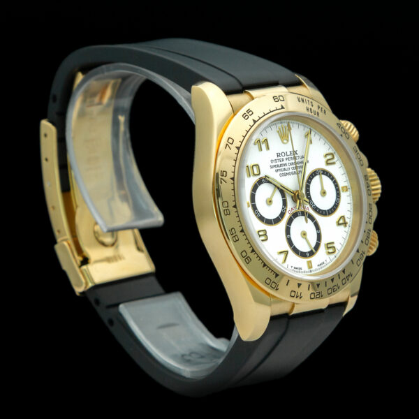 Rolex, Daytona, 40mm, Ref.16518, White Dial, Six inverted, Yellow Gold - immagine 4