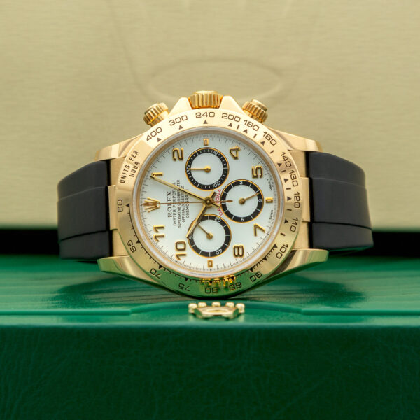 Rolex, Daytona, 40mm, Ref.16518, White Dial, Six inverted, Yellow Gold - immagine 6