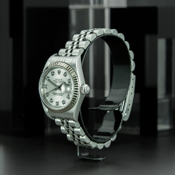 Rolex, Lady-DateJust 26mm, Ref. 79174, Silver Diamond Dial, Year: 19, Stainless Steel - immagine 3