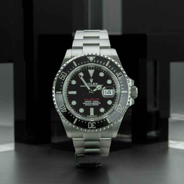 Rolex, Sea-Dweller ”Single Red” , Ref. 126600, Black Dial  Year; 2017, Full Set, Stainless Steel