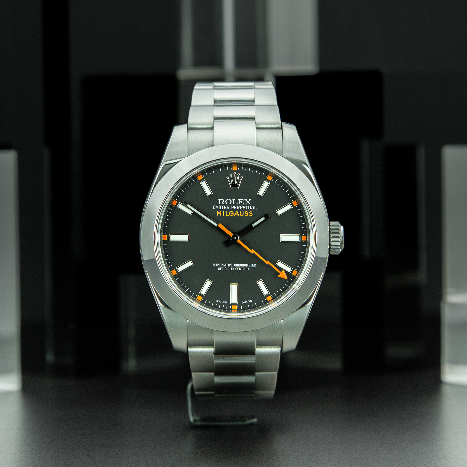 ROLEX 116400 V452171 2010 ANTRACITE OYSTER SI GAR-1