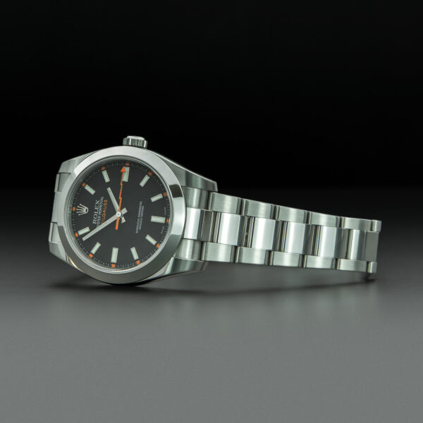 Rolex, Milgauss, 40mm, Ref. 116400, Year: 2010, Black Dial, Full Set, Stainless Steel - immagine 5