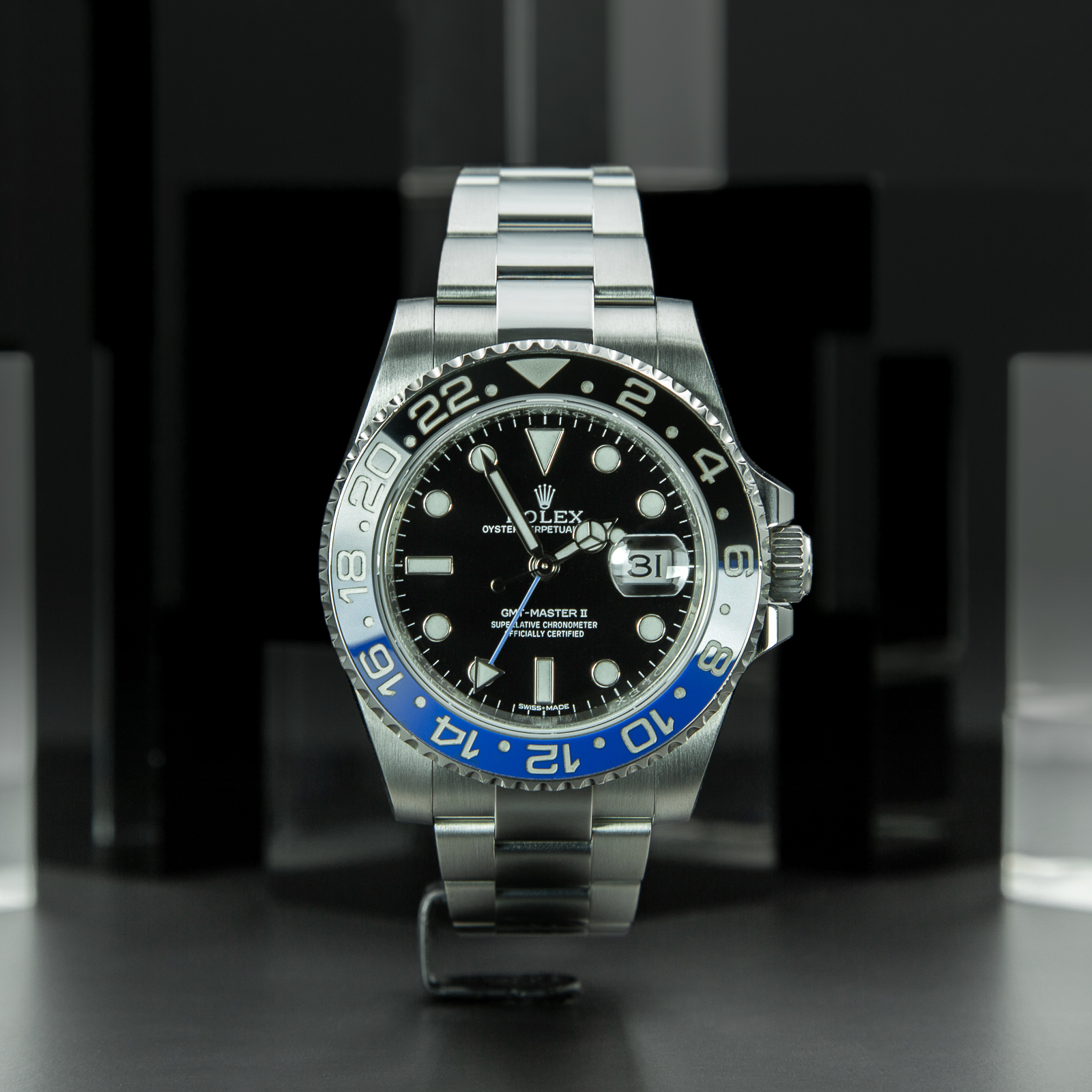 ROLEX 116710BLNR C39E7860 2015 NERO OYSTER SI GAR-1