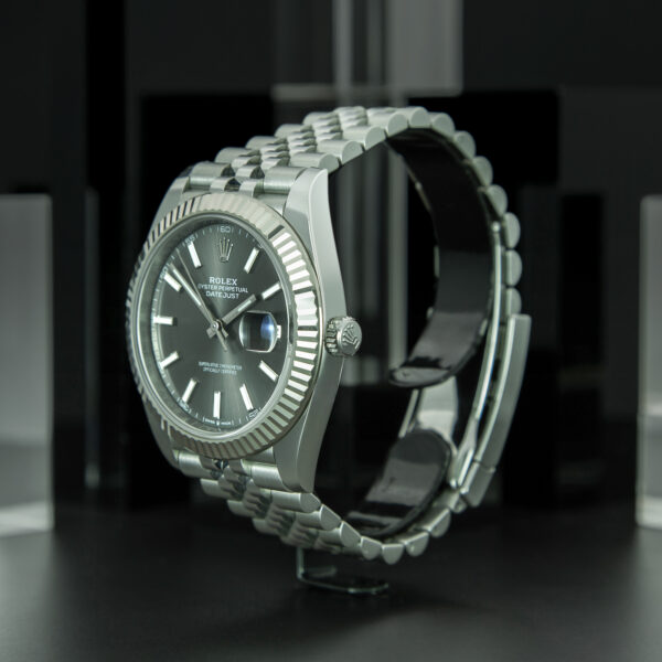 Rolex, DateJust 41mm, Ref. 126334, Year: 2018, Rhodium Dial, Jubilee Bracelet, Stainless Steel - immagine 3